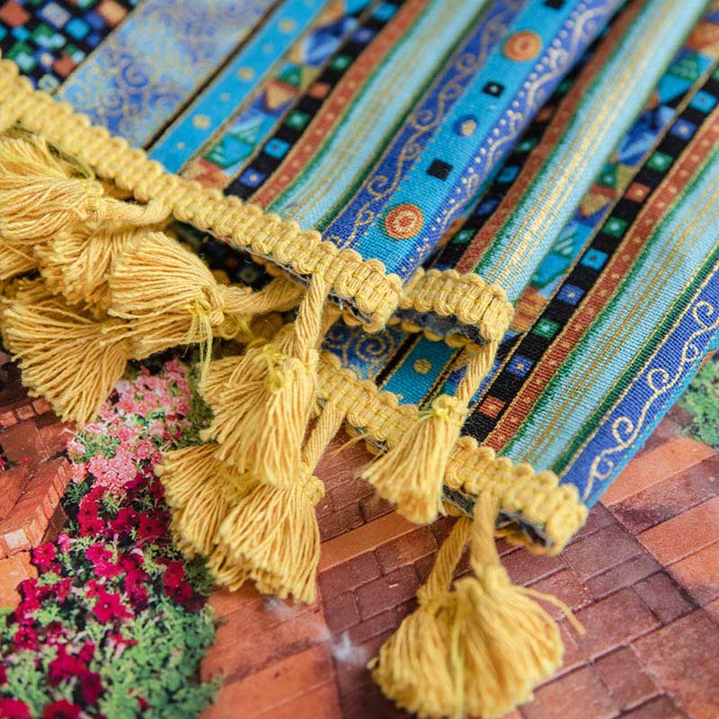 Färggranna Pärlfrans Gardin Ljusfilter Draperier