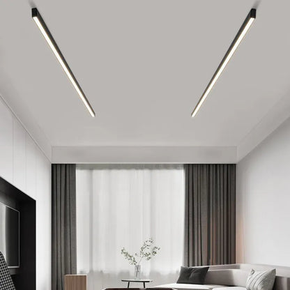 Modern LED Taklampa Slim Aluminium Design