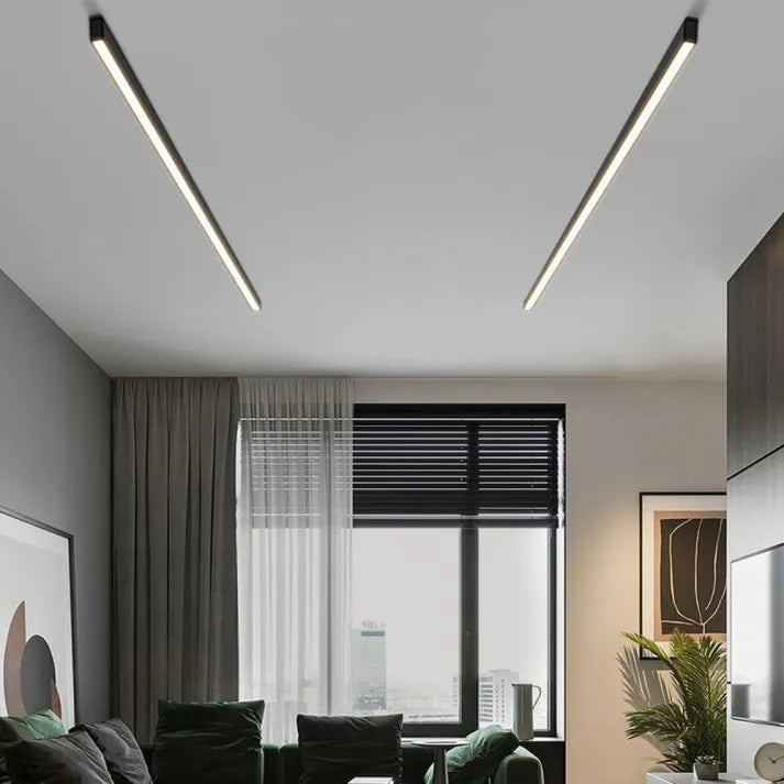 Modern LED Taklampa Slim Aluminium Design