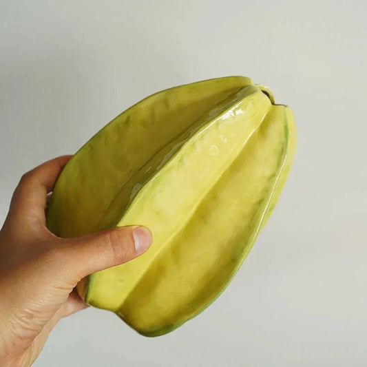 Keramisk Stjärnfrukt Blomvas Unik Dekorativ Kruka