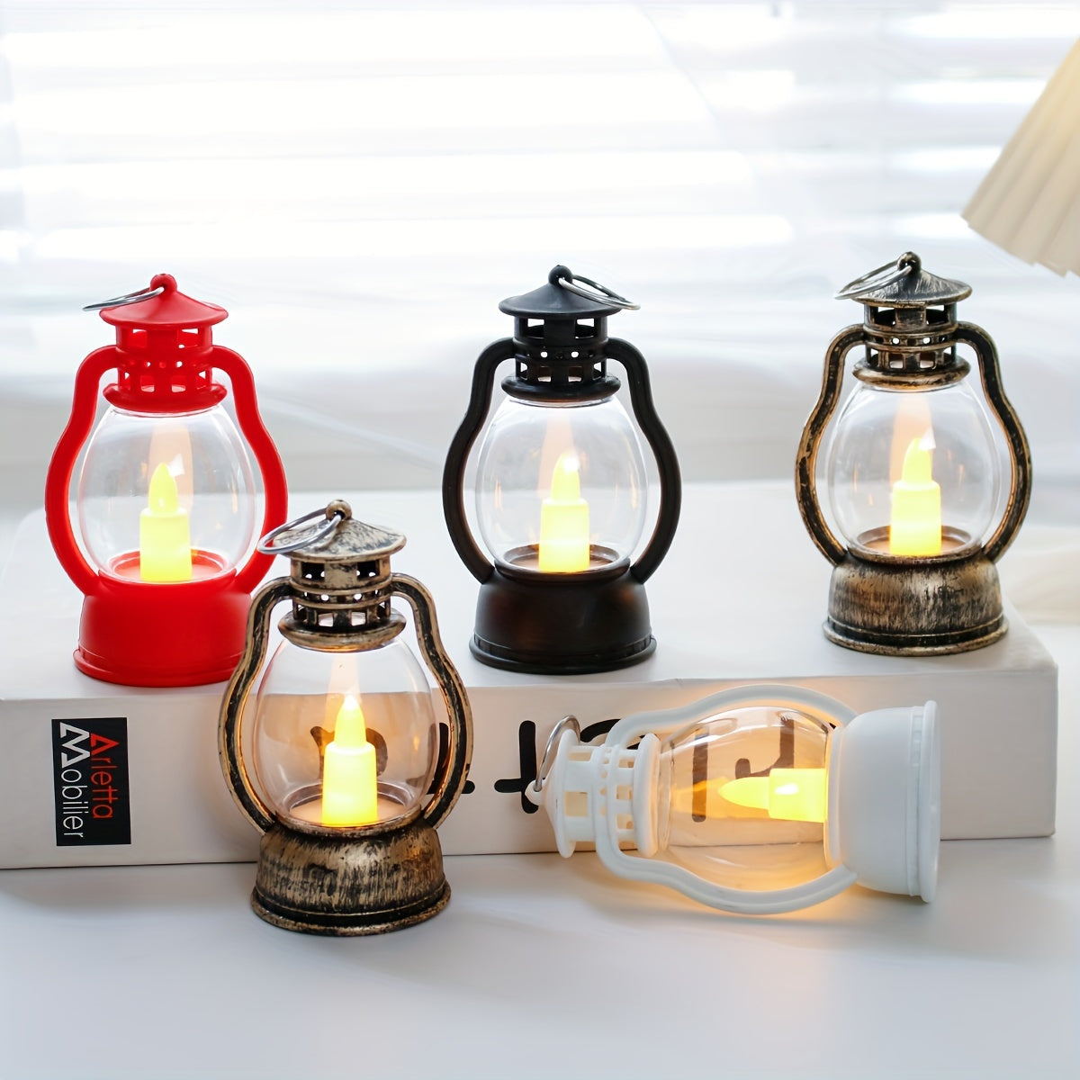 VintageGlow - Charmig LED Jullykta på Batterier