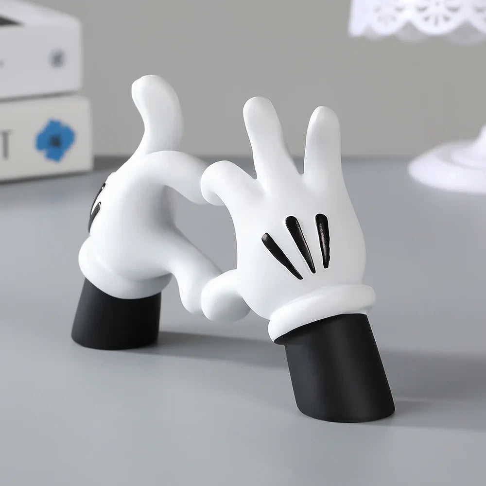 Tecknad handgest dekorativ konstartikel för unik heminredning