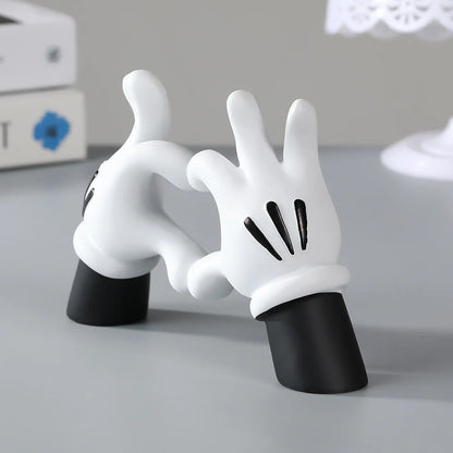 Tecknad handgest dekorativ konstartikel för unik heminredning