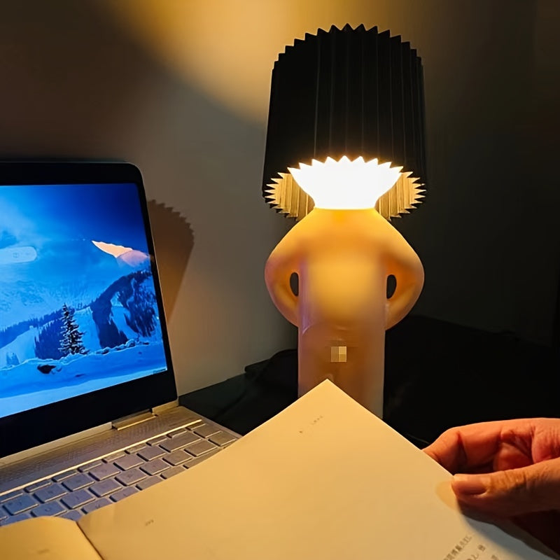 VerlegenLicht - USB-driven geometrisk bordslampa med färgglatt ljus