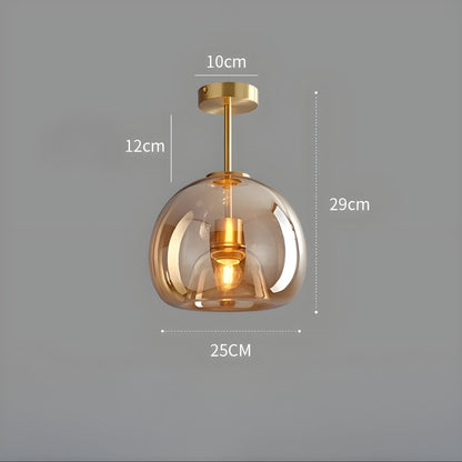 LustroCeil Light - Minimalistisk Glas-Taklampa