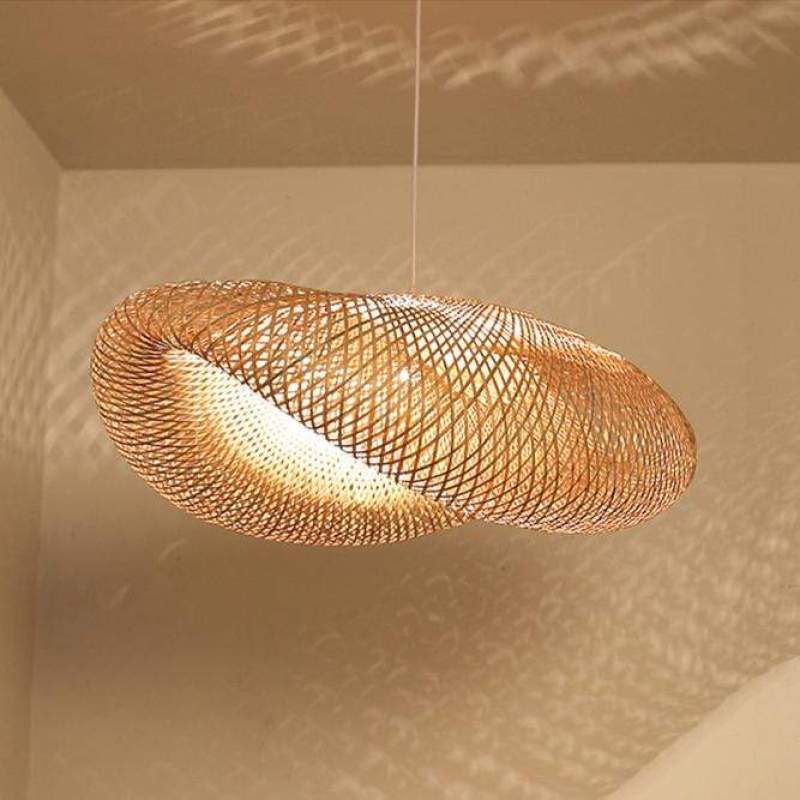 ZenBamboo LED Hänglampa Bollar av Bambu för Sovrum