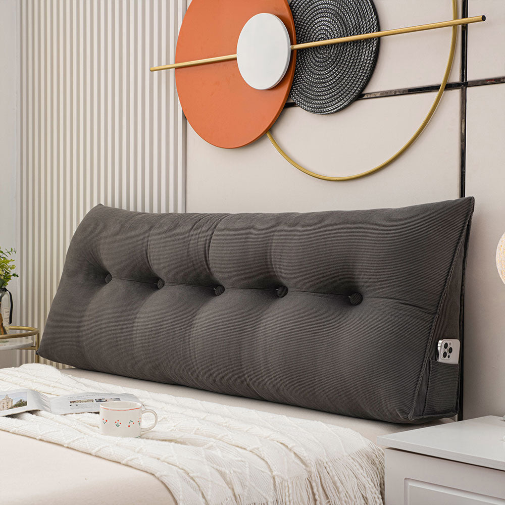 Royelux Vattentät Wedge Kudde - Ergonomiskt Stöd för Inomhus- och Utomhusbruk