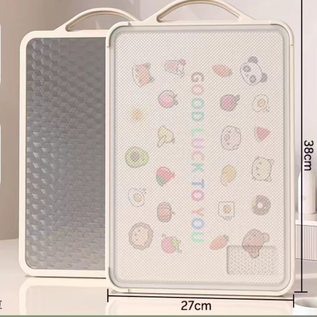 Dubbelvänt skärbräda för alla livsmedel