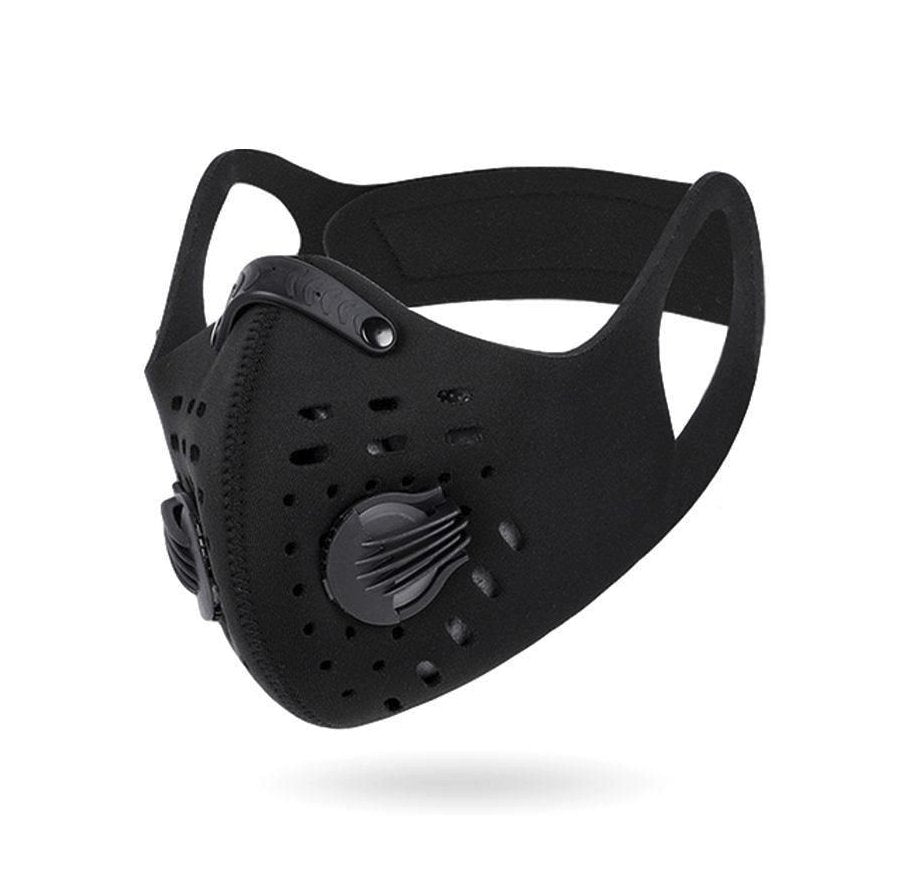 Ansiktsmask Ventilerad Neopren Anti Förorening