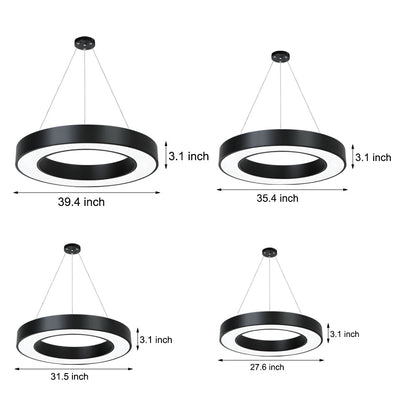 Takpendel Modern LED Ringarmatur