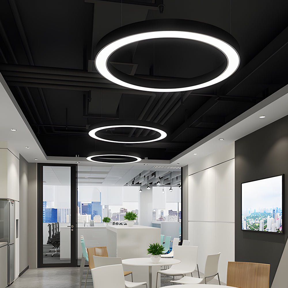 Pendellampa Modern Ring LED KontorsTak