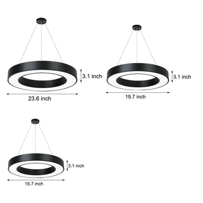 Pendellampa Modern Ring LED KontorsTak