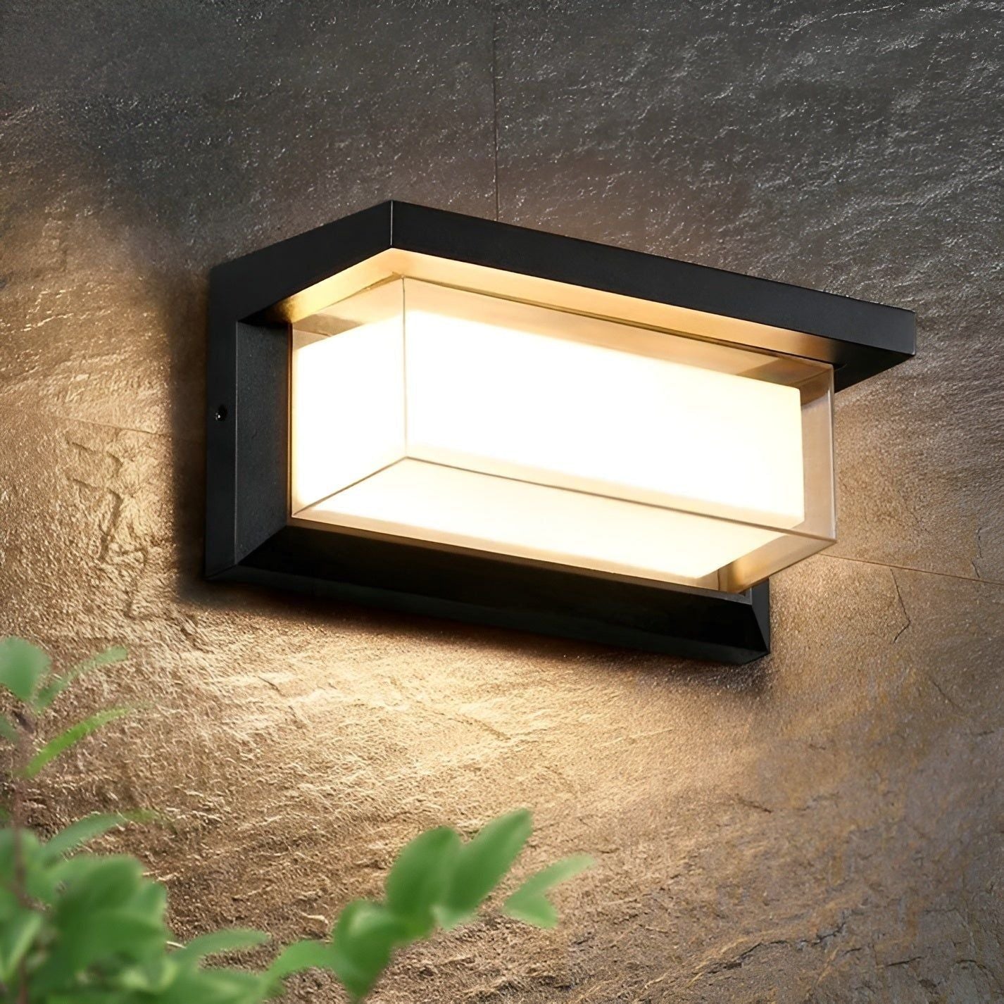 AquaSense Light - Vattentät LED-rörelsesensor-utomhusvägglampa