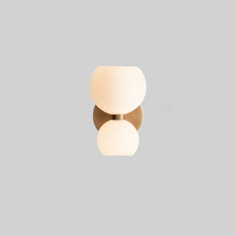 Valentina Modern LED Vägglampa från Luminoir - Vit - Metall/Glas - För Vardagsrum