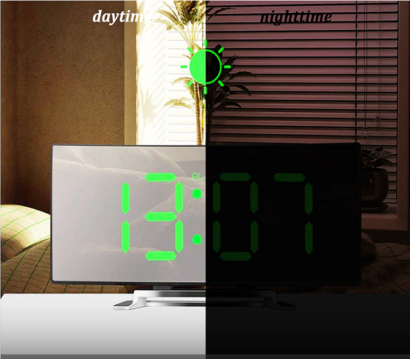 NeonTic - Modern LED-klocka med ultraklar display och smart alarmfunktion