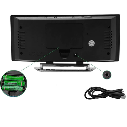 NeonTic - Modern LED-klocka med ultraklar display och smart alarmfunktion