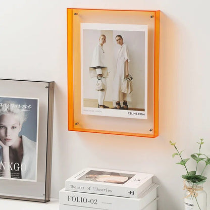 COLORFRAME - Färgglada, transparenta akrylramar för livfulla minnen