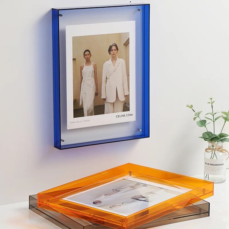 COLORFRAME - Färgglada, transparenta akrylramar för livfulla minnen