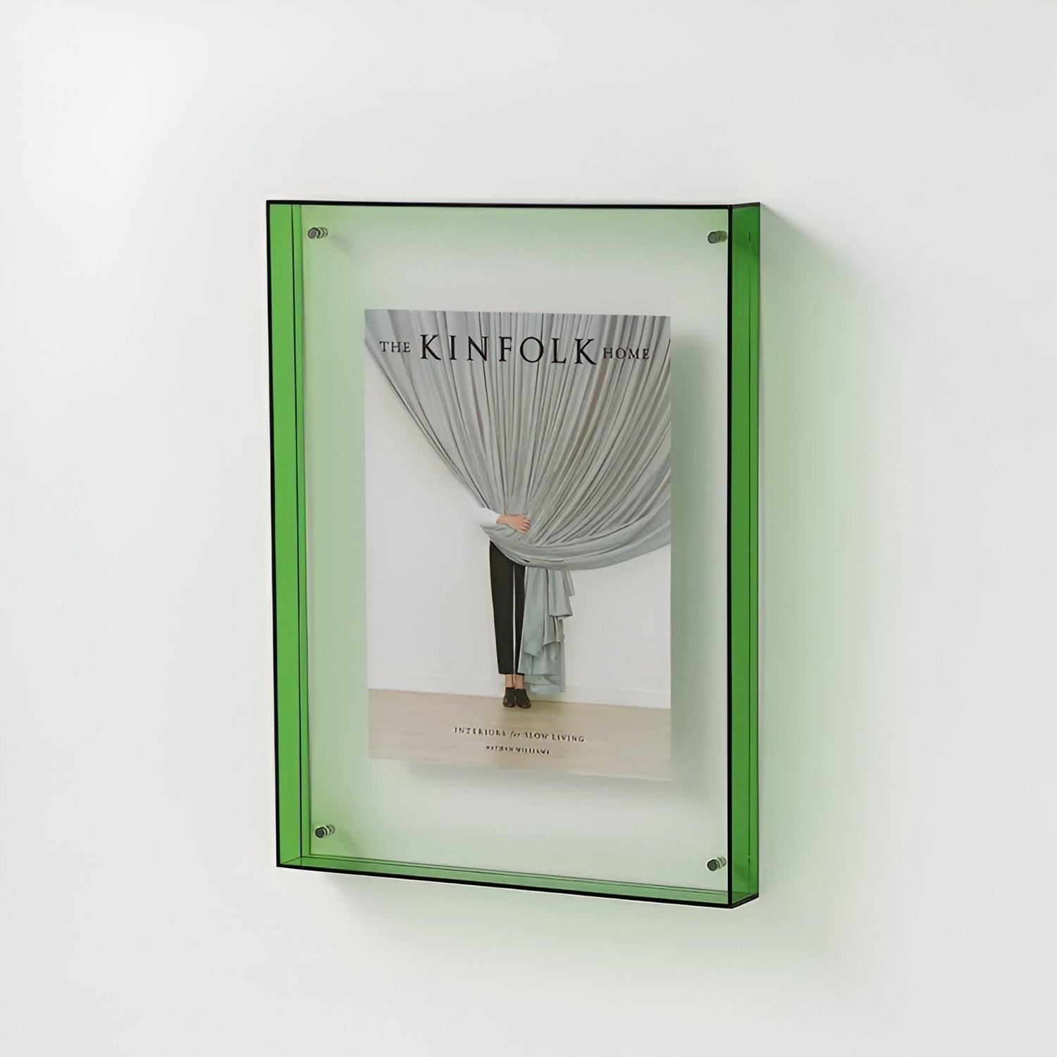 Luxora AcryGlow – Transparent foto ram med modern minimalistisk design
