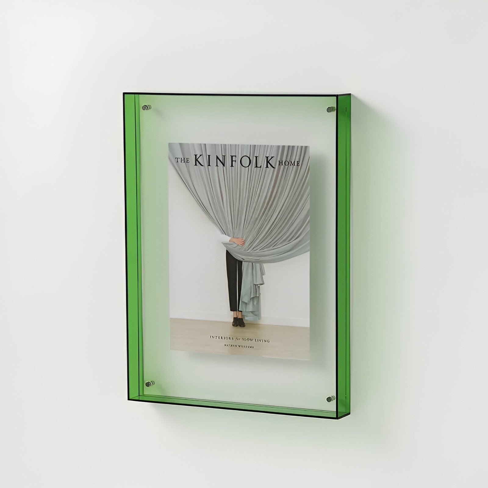 Luxora AcryGlow – Transparent foto ram med modern minimalistisk design