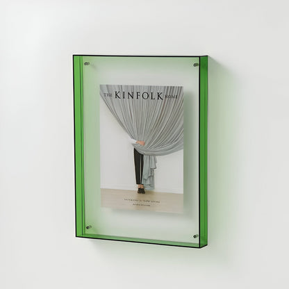 Luxora AcryGlow – Transparent foto ram med modern minimalistisk design