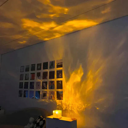 Bordslampa med färgförändrande kristallbas