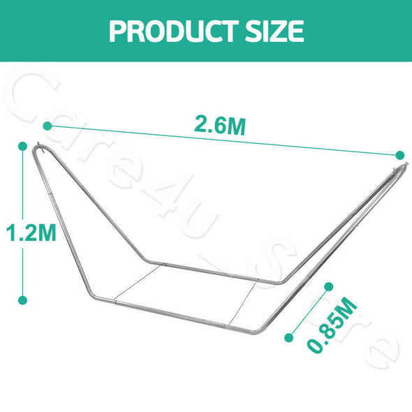 Hängmatta i bomullscanvas för trädgård utomhushängande säng