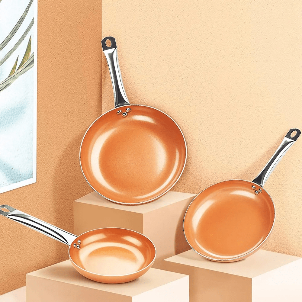 Kopparpanna - Professionell non-stick panna med snabb värmeutveckling