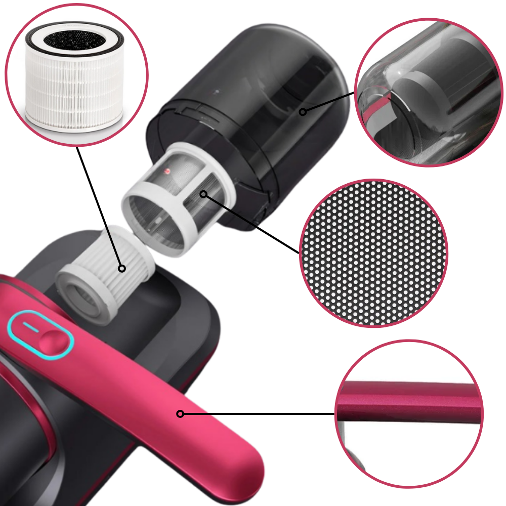 Sladdlös Handhållen UV Madrassdammsugare