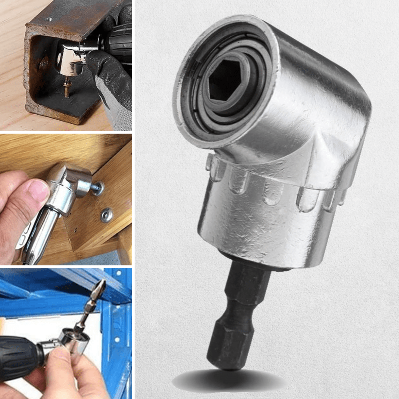 Eckborradapter - 105°-vinkelfäste för skruvarbete i trånga utrymmen