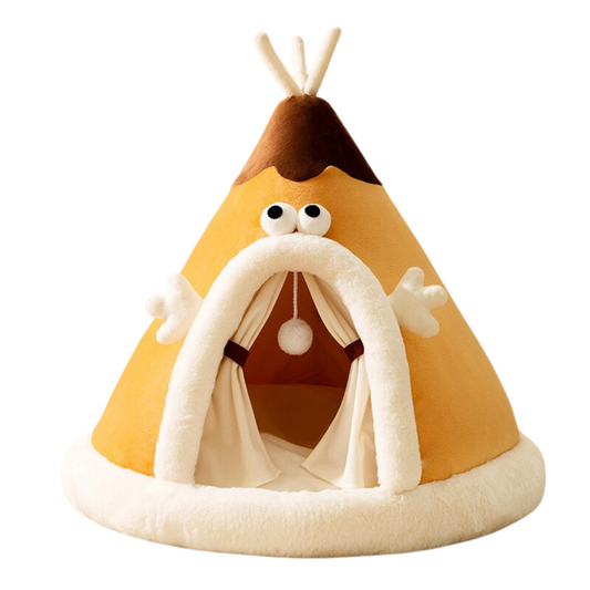 Katt säng Inomhus Varm Plush Tält Hus