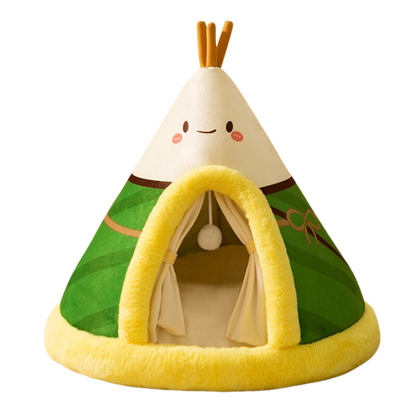 Katt säng Inomhus Varm Plush Tält Hus