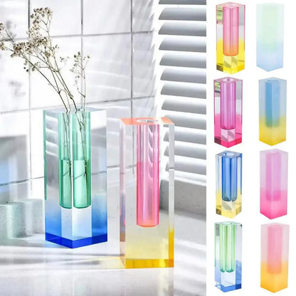 Kristall Effekt Gradient Vaso Modern Akryl Bord Dekor