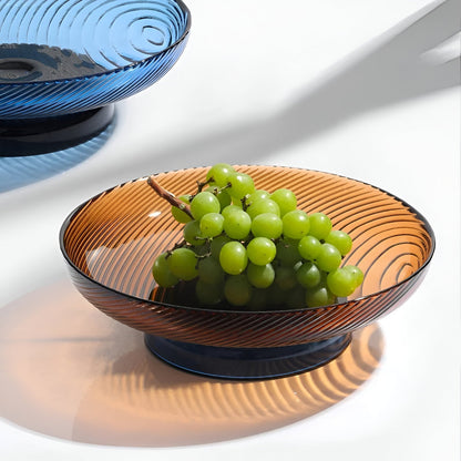 Elegant Kristallglas Fruktskål för Stilfull Heminredning