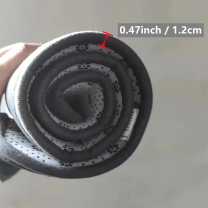 Böjd badmatta - Tjock, absorberande, halkfri badmatta för ökad säkerhet i badrummet