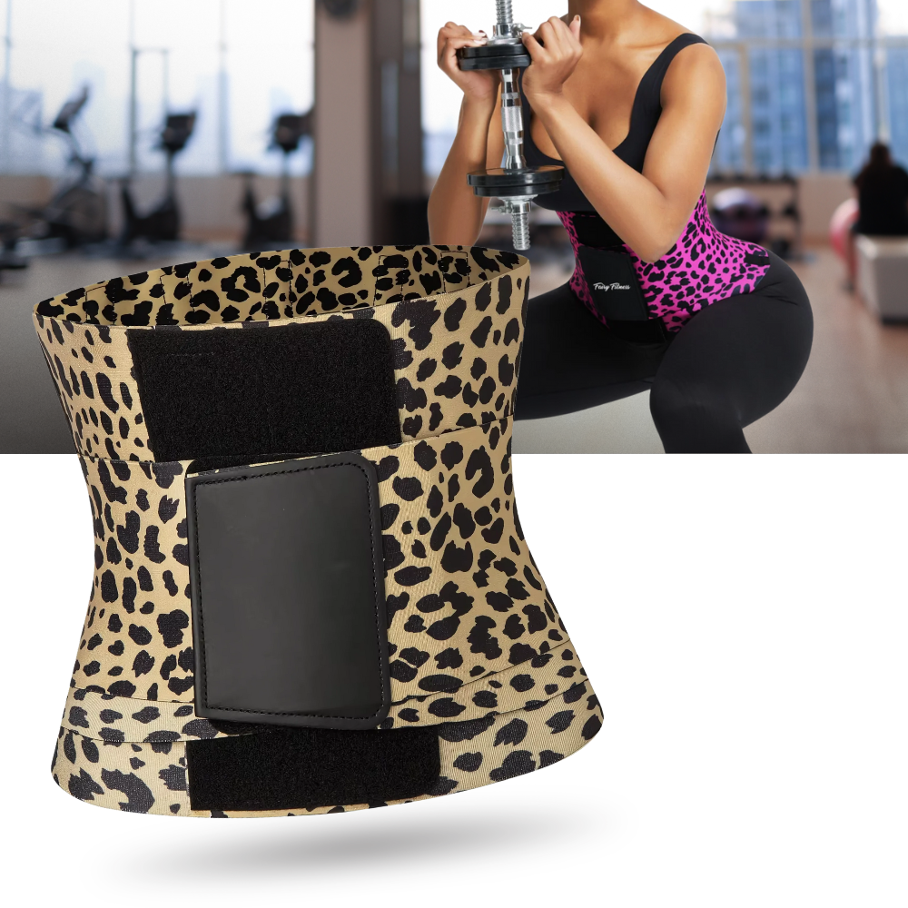 Midjetränare Svettbälte Kroppskontur Omslag