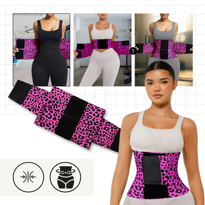 Midjetränare Svettbälte Kroppskontur Omslag