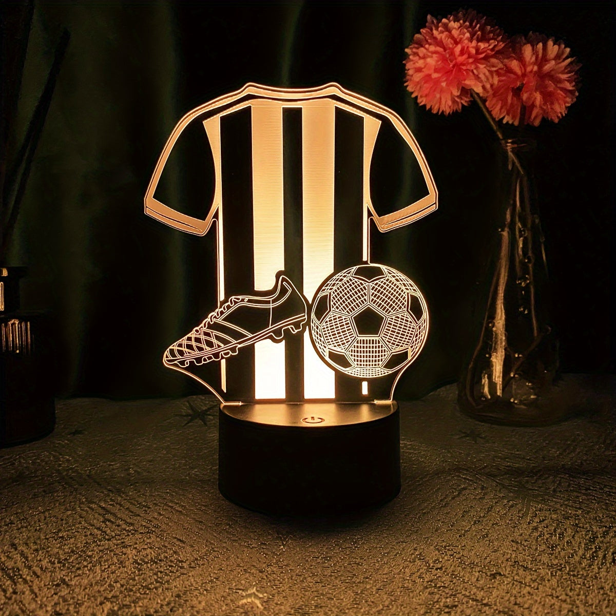 SportLamp - 3D LED Nattlampa för Fotbollsfans