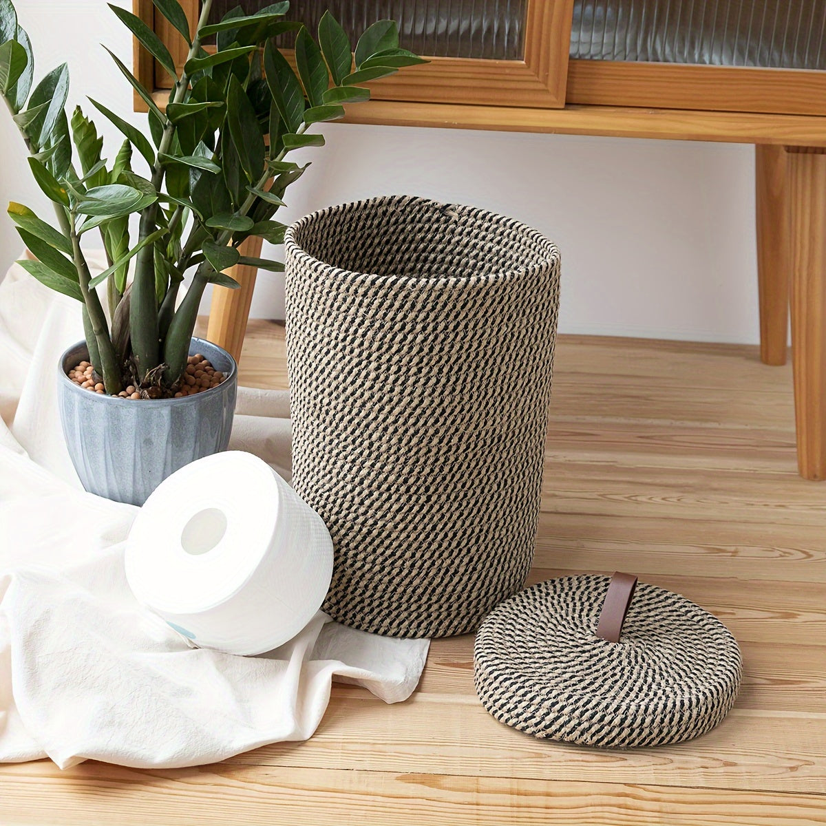 Bohemiskt Förvaringskorg - För ett Stilig Badrum