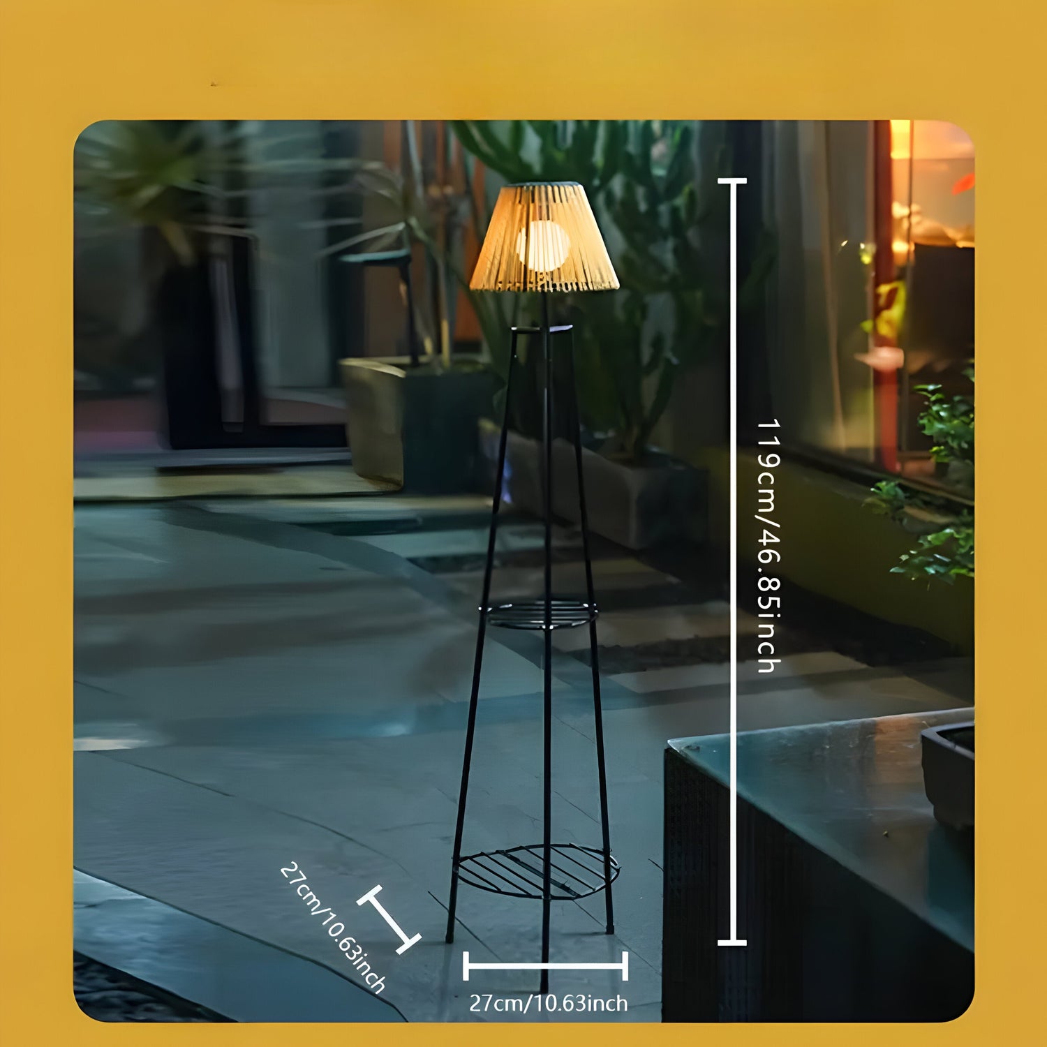 PrismWeave Light – Solcellslampa för utemiljöer för trädgårdsgångar