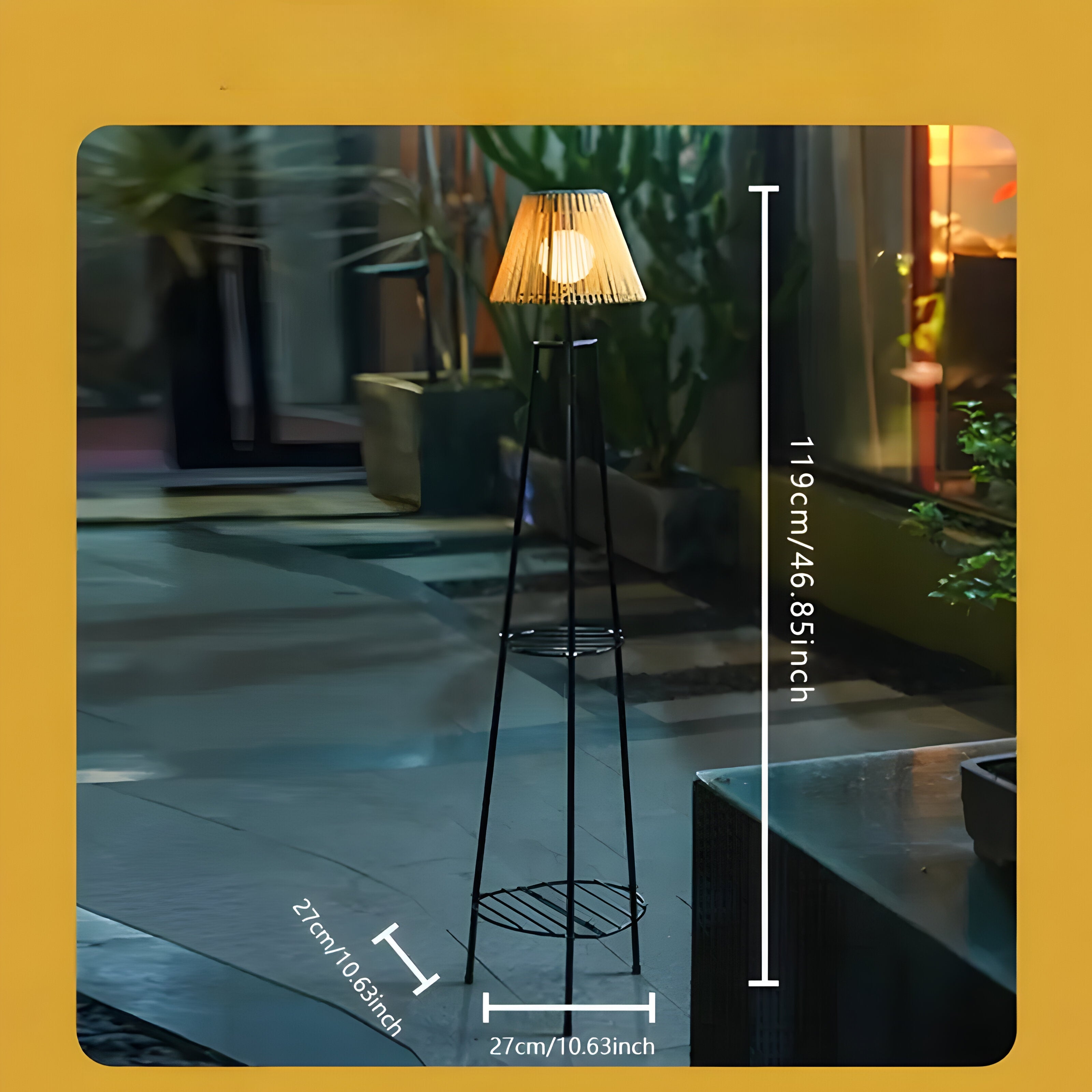 PrismWeave Light – Solcellslampa för utemiljöer för trädgårdsgångar