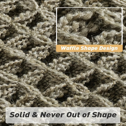 AbsorbEase WaffleMat | Ultra-absorberande badmatta med fransar