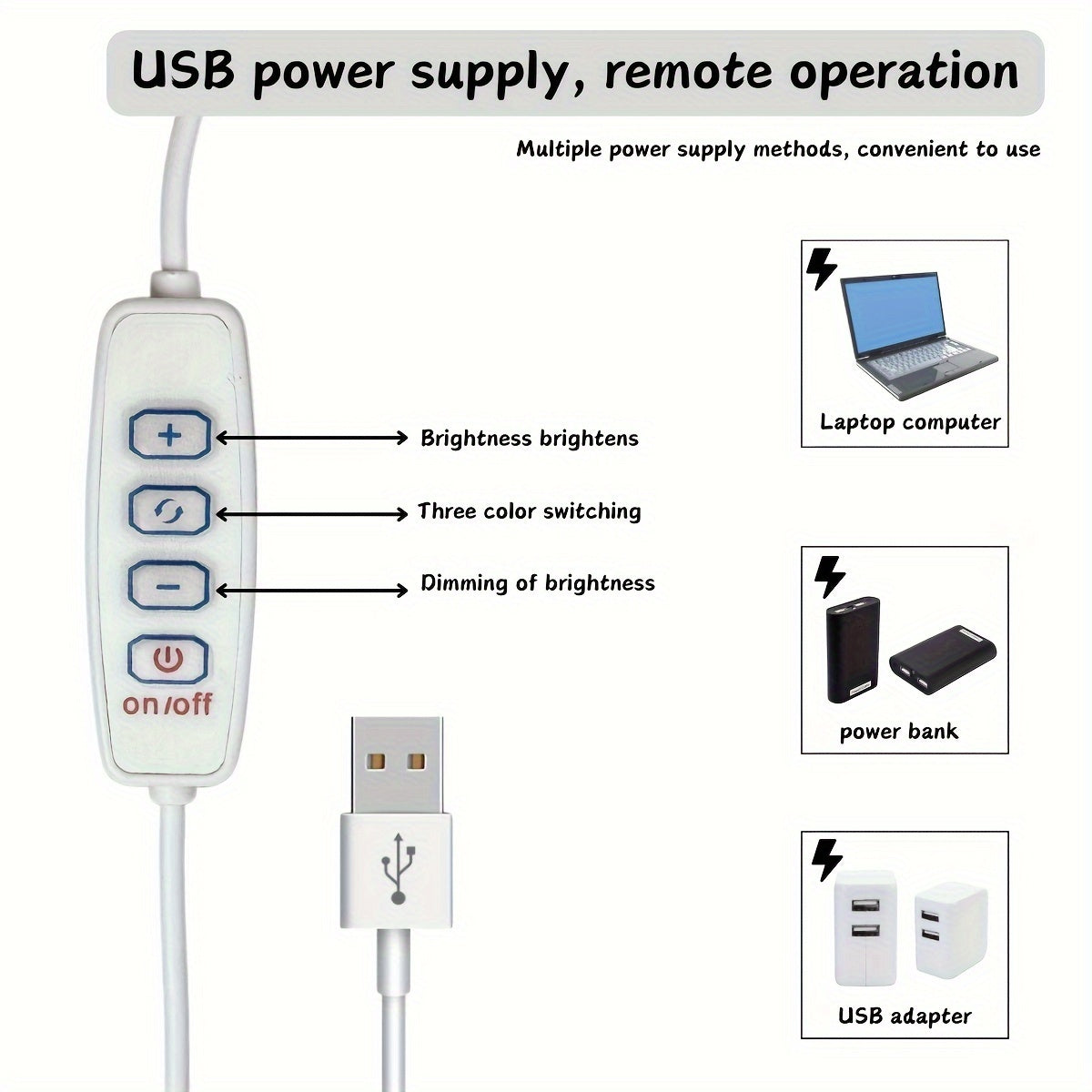 Pumpalampa - 3-Färgers LED Bordslampa