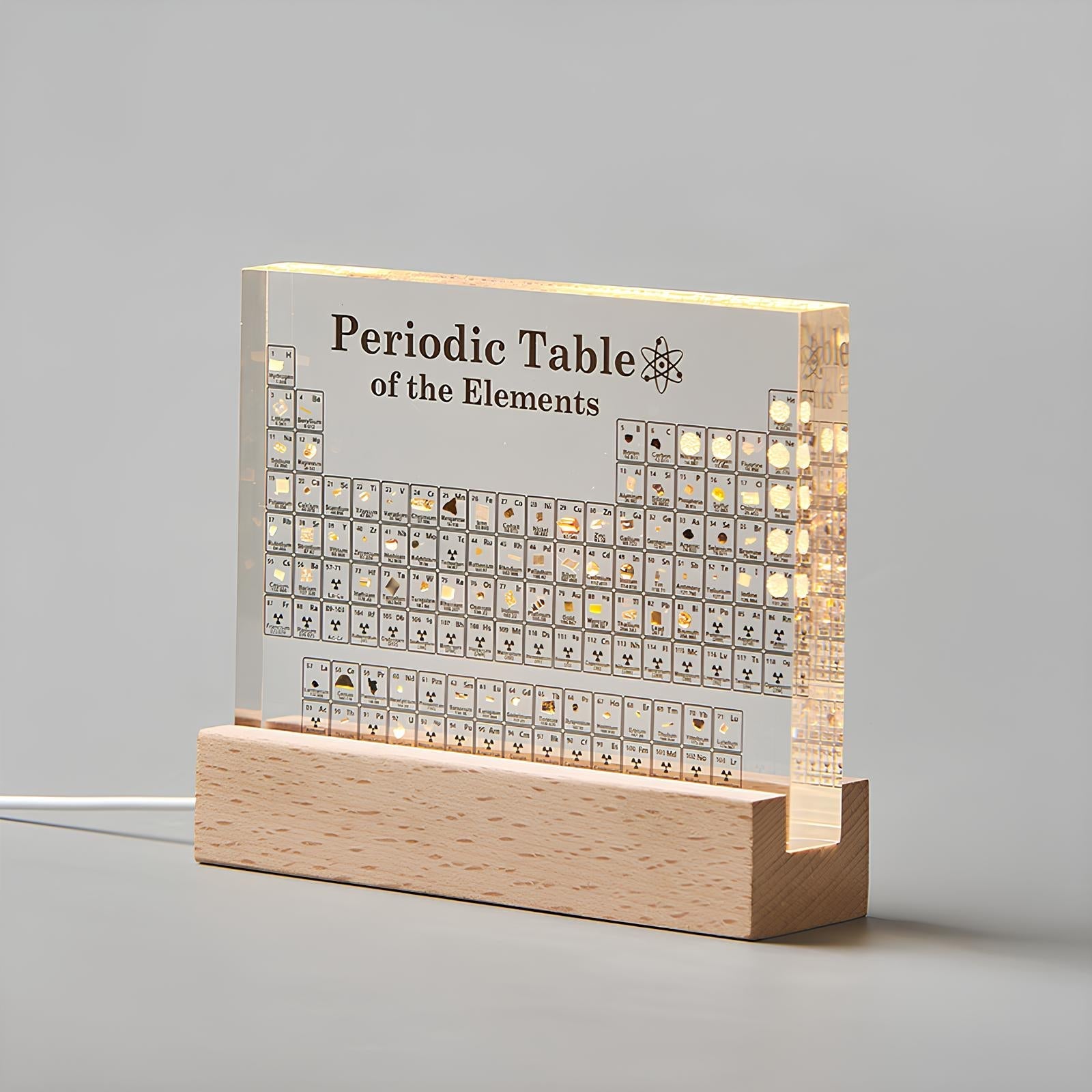 Upplysta Element Periodiska Tabel