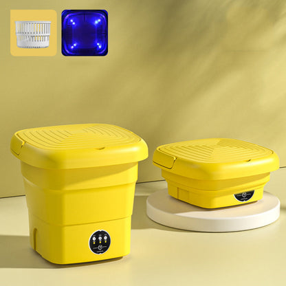 Tvättmaskin Bärbar Fällbar Mini Tvättkorg