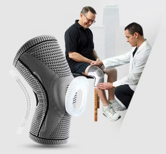 Premium Kompressionsknäskydd – Omedelbar Lättnad &amp; Hela Dagen Stöd