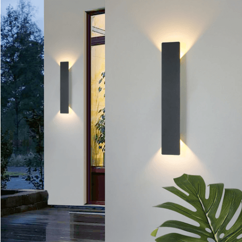 Lunavo Arko | vattentät LED-utomhusvägglampa i aluminium
