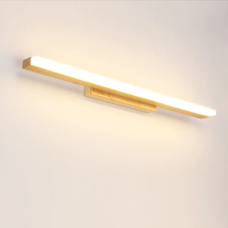 Leigh Moderne Linjär LED Vägglampa - Badrum/Vardagsrum - Trä