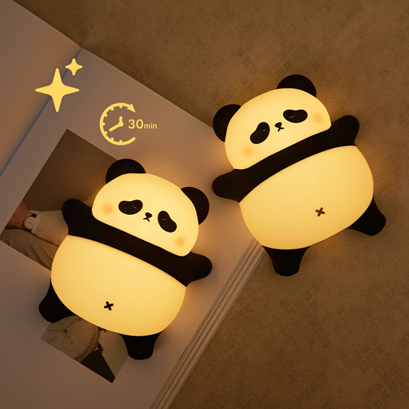 SugarPanda - LED Nattlampa, Silikon Uppladdningsbar Sänglampa