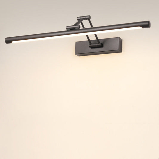 Edge Minimalistisk LED Vägglampa Svart/Vit Inomhus Badrum Metall